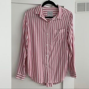 Rails Aly Pink and White Striped Shirt